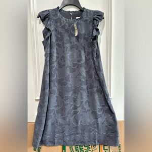 Loft blue gray dress